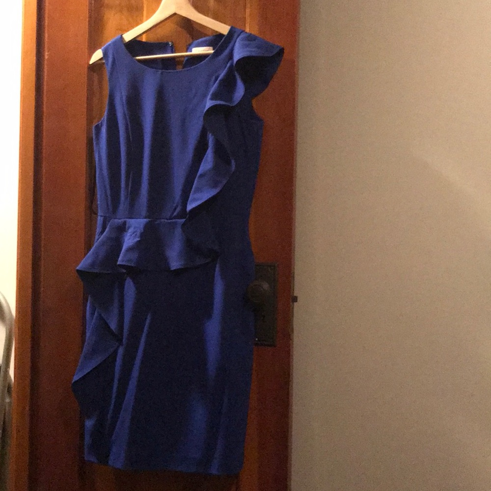 Royal blue Calvin Klein dress
